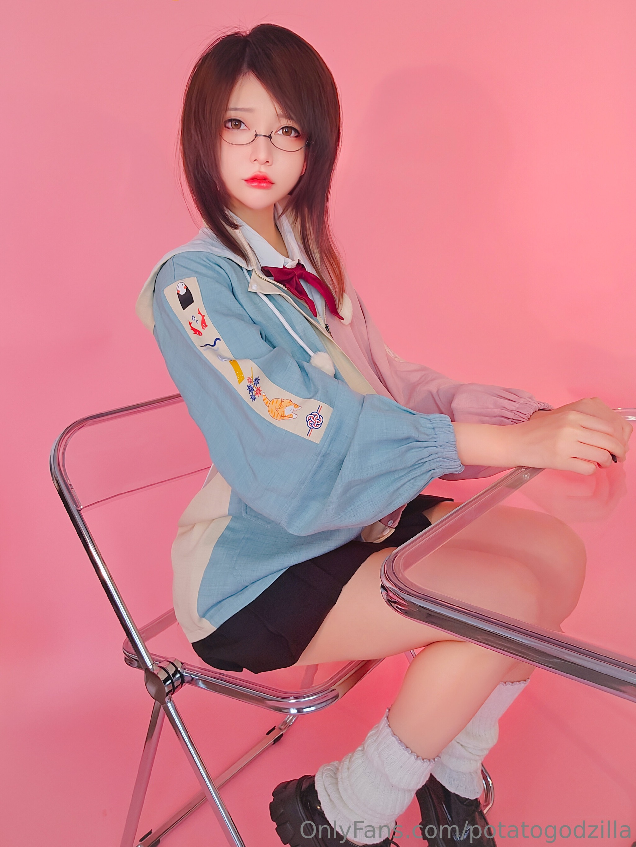 图片[1]-Potato Godzilla – NO.156 Horny Student[29P]-XikXak